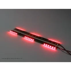 Pistenking Backfire Led Strips Rood 5x3