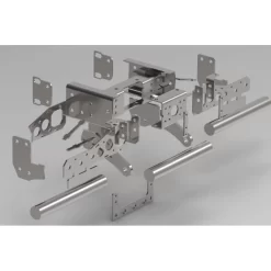 WTE RVS Dwarsbalk Set FMX Met Bumper (1/14) -Speelgoedwinkel Voor Vrachtwagens SCA SP 01 02 005 7 800x800w