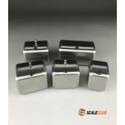 Scaleclub RVS Hydrauliektank 120mm (1/14)