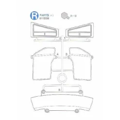 Tamiya 0115238 R-Parts For 56309 Serviceartikel