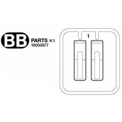 Tamiya Volvo FH16 Achterlicht Glas Onderdelen (BB / 19004977) 1/14