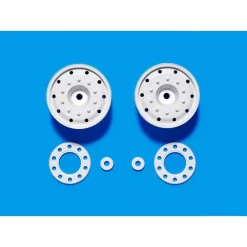 Tamiya Supersingle Velgen Wit Met Hex (1/14)