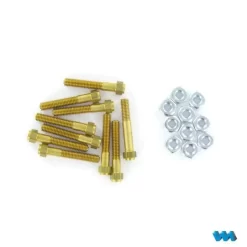 Wielbouten Messing M3x25 10st (1/8) 220256