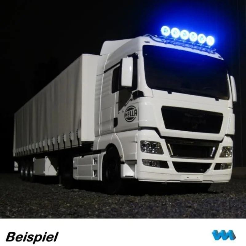 Carson Hella Verstraler Zwart Met Angel Eyes Blauw 7,2 - 12V (1/14) 907571 4 Carson Hella Verstraler Zwart Met Angel Eyes Blauw 7,2 - 12V (1/14) 907571 - Afbeelding 4