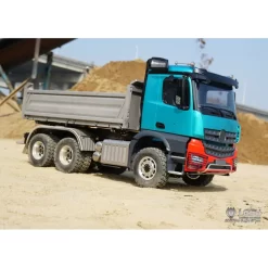 Mercedes Arocs 6x6 3-Weg Kipper Hydraulisch 1/14 -Speelgoedwinkel Voor Vrachtwagens lesu LS A0009 mercedes arocs 6x6 3 way dump truck 24 800x800w