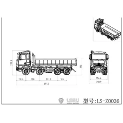 Mercedes Arocs 8x8 Met Afzetsysteem - ARTR -Speelgoedwinkel Voor Vrachtwagens lesu LS Z0036 mercedes arocs 8x8 container system artr 30 800x800w.jpg