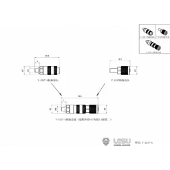Lesu Snelkoppeling Hydrauliek M3 X Slang 4x2.5 -Speelgoedwinkel Voor Vrachtwagens lesu hydraulic quick connector Y 1517 A 4 800x800.jpg