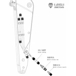 Lesu Snelkoppeling Hydrauliek 2x Slang 4x2.5 -Speelgoedwinkel Voor Vrachtwagens lesu hydraulic quick realease 4mm y 1517 d 5 800x800.jpg