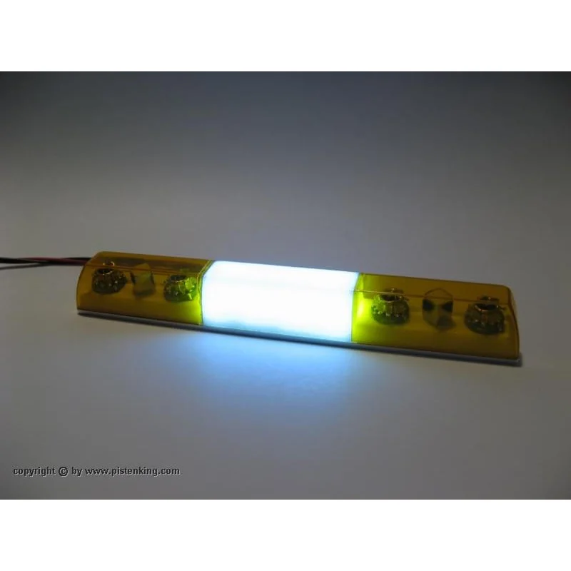 Pistenking Zwaailichtbalk Blauw Lang 2 Voudig 3 Pistenking Zwaailichtbalk Blauw Lang 2 Voudig - Afbeelding 3