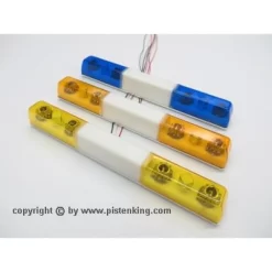 Pistenking Zwaailichtbalk Blauw 4 Voudig