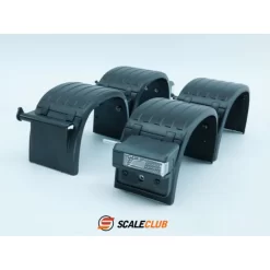 Spatborden Dubbel Asser 1/14 -Speelgoedwinkel Voor Vrachtwagens scaleclub DNB TY 3 LMP mudguards double axle taillights 3 800x800w