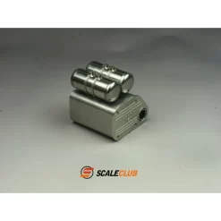 RVS Uitlaat MAN F2000 1/14 18 RVS Uitlaat MAN F2000 1/14 -Speelgoedwinkel Voor Vrachtwagens scaleclub PQG F2000 1 stainless exhaust man f2000 1 14 8 800x800w.jpg