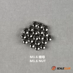 RVS M1.6x4mm Micro Bouten En Moeren -Speelgoedwinkel Voor Vrachtwagens scaleclub SCREW NUT 16 3 stainless micro bolts m1 6x6mm 2 800x800 1