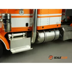 RVS Brandstofstank USA Stijl 109mm 1/14 -Speelgoedwinkel Voor Vrachtwagens scaleclub TANKY TY 1 stainless fuel tank usa style 1 14 3 800x800w