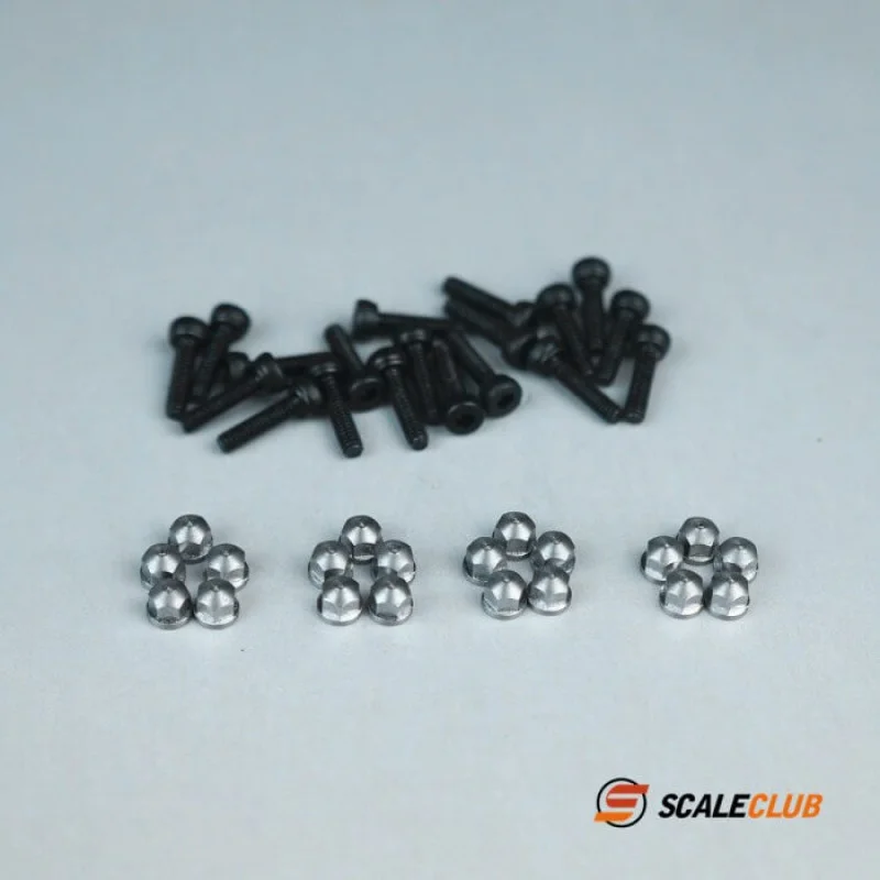 RVS Wielmoeren En Bouten 7mm 20st 2 RVS Wielmoeren En Bouten 7mm 20st - Afbeelding 2