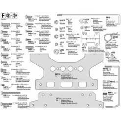 Tamiya Mercedes Actros Metalen Onderdelen (F / 19403257) 1/14