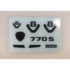 Tamiya Scania S770 Metalen Stickervel (11421811) 1/14