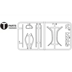 Tamiya Scania S770 Chromen Onderdelen T (T/19225225)