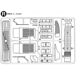 Tamiya Volvo FH12 Grill (R / 0115277) 1/14