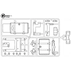 Tamiya Scania R470 Diverse (Q / 0115392) 1/14