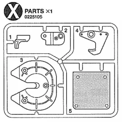 Tamiya Onderdelen X (X / 0225105) 1/14