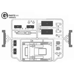 Tamiya G Onderdelen (10005473) 1/14