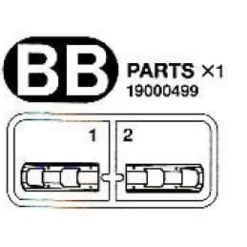 Tamiya Achterlicht Lenzen Mercedes Actros (BB / 19000499)