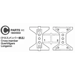 Tamiya Frame Onderdelen C (C 19005933)