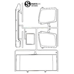 Tamiya Mercedes Actros Ramen (S / 19115372) 1/14
