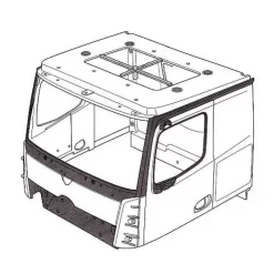 Tamiya Mercedes ActrosBody (19335685) 1/14