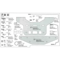 Tamiya MAN TGX Metalen Onderdelen F (19401578) 1/14