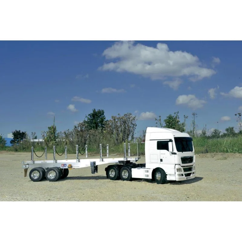 Tamiya Flatbed Trailer 56306 4 Tamiya Flatbed Trailer 56306 - Afbeelding 4