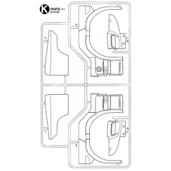 Tamiya Scania Voorspatborden (K / 9115180) 1/14