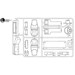 Tamiya Scania Interieur (L / 9115181) 1/14