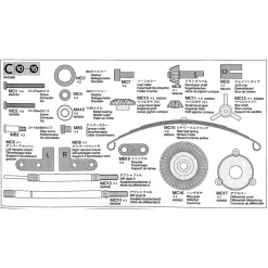 Tamiya Scania R470 Metalen Onderdelen C (C / 9400566) 1/14