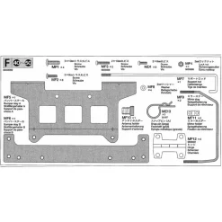 Tamiya Scania Metalen Onderdelen F (9400569) 1/14