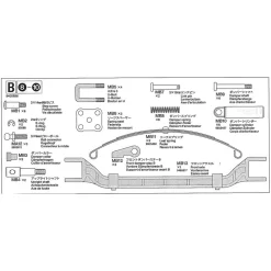 Tamiya Scania R620 / MAN TGX 26.540 Metalen Onderdelen B (9400896) 1/14