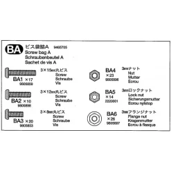 Tamiya Scania R470 Schroeven BA (9465705) 1/14