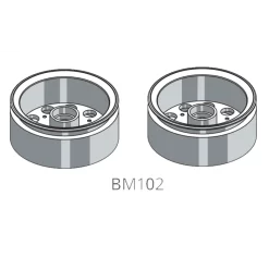 Verkerk Volvo FH16 Alu Voorvelgen 2 Stuks - BM102