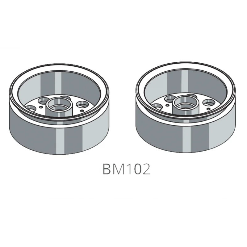 Verkerk Volvo FH16 Alu Voorvelgen 2 Stuks - BM102 1 Verkerk Volvo FH16 Alu Voorvelgen 2 Stuks - BM102