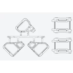 Verkerk Volvo FH16 Sideskirt Bevestiging Onderdelen (Beugel