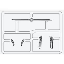 Verkerk Volvo FH16 Chromen Deurgrepen En Grill Logo