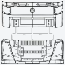 Verkerk Volvo FH16 Bumper En Front