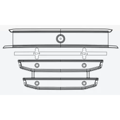 Verkerk Volvo FH16 Chroom Delen Grill