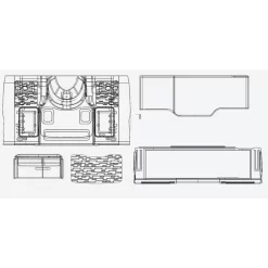 Verkerk Volvo FH16 Cabine Bodemplaat En Bed