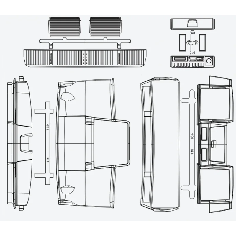 Verkerk Volvo FH16 Interieur Bovenkasten 1 Verkerk Volvo FH16 Interieur Bovenkasten