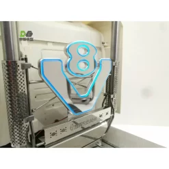 Uitlaatrek Scania V8 Met Verlicht Logo - Blauw