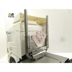 Uitlaatrek Scania V8 Met Verlicht Logo - Rood