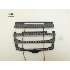 WTE Volvo FH16 Black Grill Set Zwart Met Verlichting 1/14